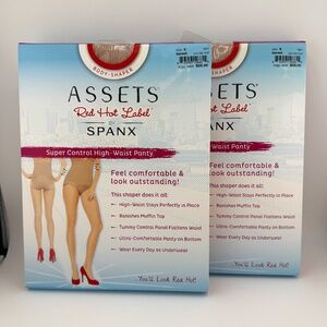 NWT SET OF TWO SPANX SUPER CONTROL HIGH WAIST PANTY SIZE 6